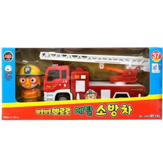 [미카] 뽀로로 메탈 소방차 _ 랜덤출고