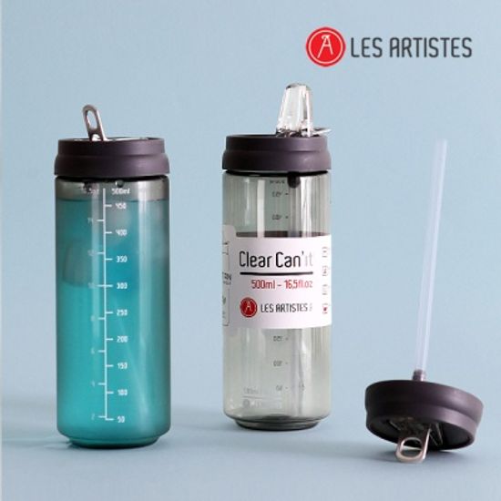 프랑스 레자티스트 클리어 캔잇 트라이탄 빨대텀블러