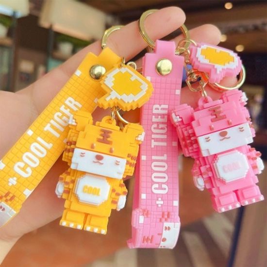 호랑이 인형 미니 키홀더 키링 참 열쇠고리 가방 걸이