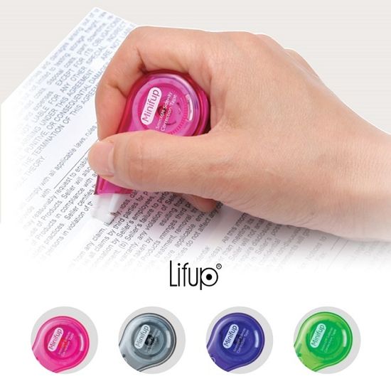 Lifub 일본산 원단 사용 미니펍 수정테이프 4개