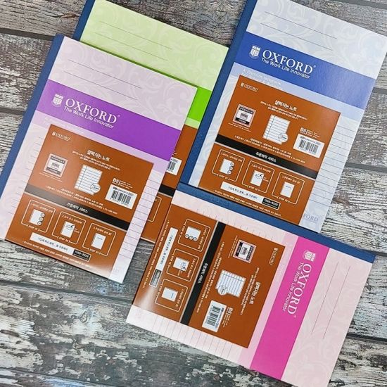 옥스포드 잘펴지는 일본식노트 AGN04321 B5 70매-5권