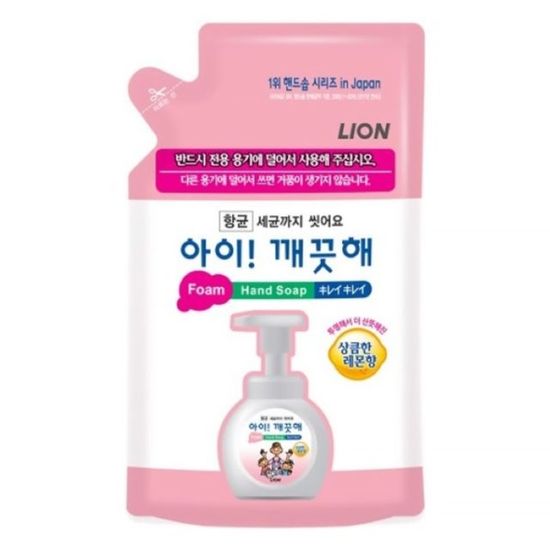 라이온 아이깨끗해 핸드워시 레몬향 리필 200ml[WAD4D