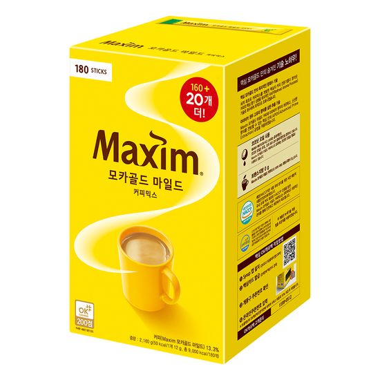 맥심 모카골드 마일드 180T