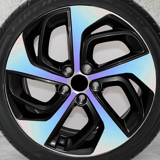 홀로그램 휠스티커 투싼NX4 알로이휠 18인치, 휠4짝분