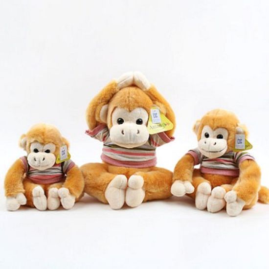 아망스 골드몽키 봉제인형 라이트브라운 - 중형(25cm)