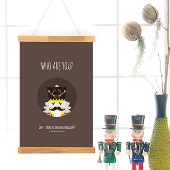 엄마말곤 NO! 패브릭포스터 L Size + 행잉액자 set