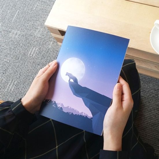 [Moonlight Series] Type B - Wolf 유선노트