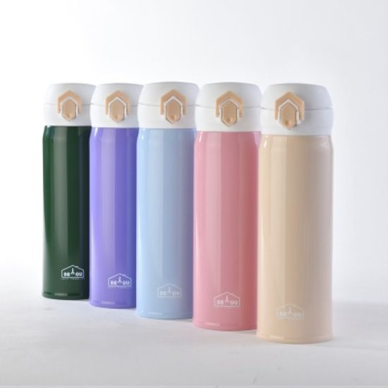 [1+1]원터치 보온병 2중진공 비비드 스텐보냉병350ml