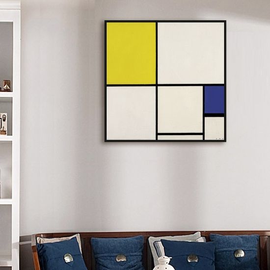[더벨라] 몬드리안 - 노랑, 파랑의 구성
