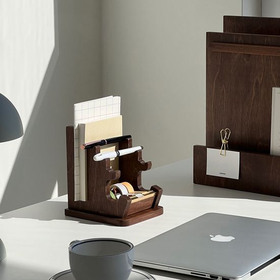 [단독] 우딕 데스크 오거나이저 펜트레이 SET