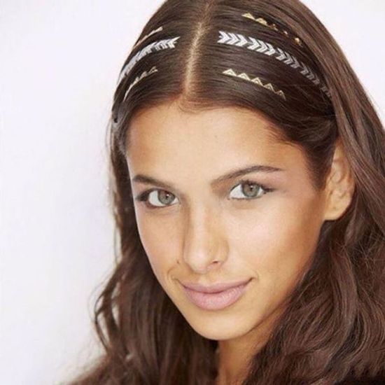 타투 스티커 머리장식 스티커 타투모양(WFHDLOQ)