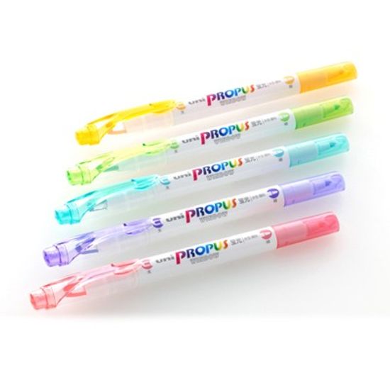프로퍼스 윈도우형광펜(소프트칼라)-4.0mm/0.6mm 트윈팁(5컬러)