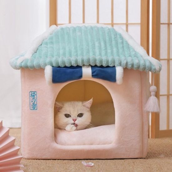 반려동물 따뜻한 극세사 겨울 강아지 고양이 하우스