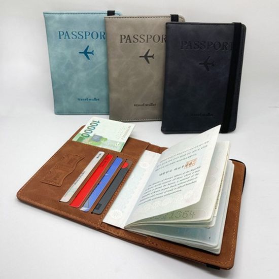 프리미엄 RFID기능 여권 케이스 1P 여행 수납 지갑[WD