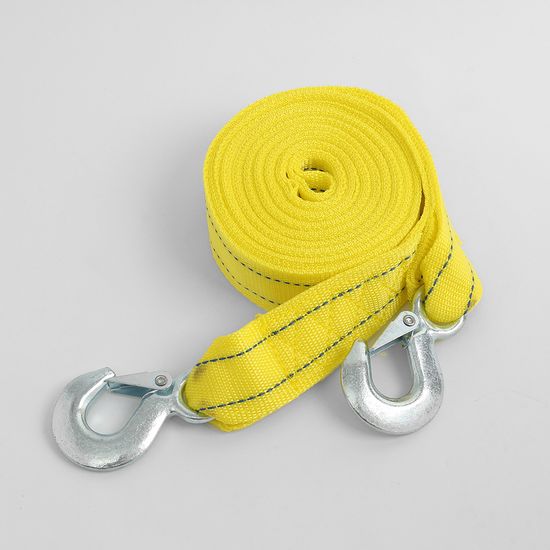 5M 고리형 차량용 견인로프(5톤) (형광옐로우)
