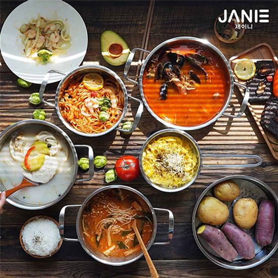 제이니 IH 스텐 냄비 5종 세트