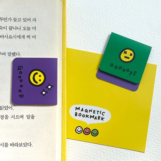 마그네틱북마크 얼굴들