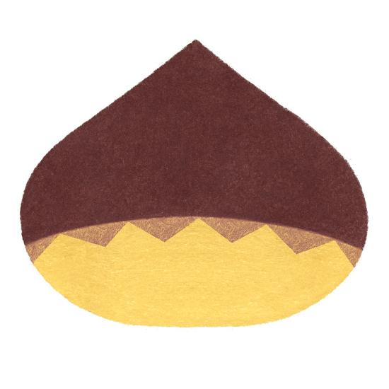 가을 알밤 편지지