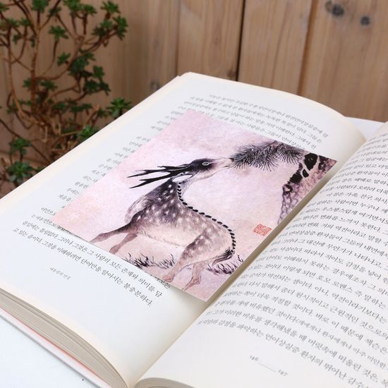 북키스 한국화 카드 일오원 장승업 엽서 3종