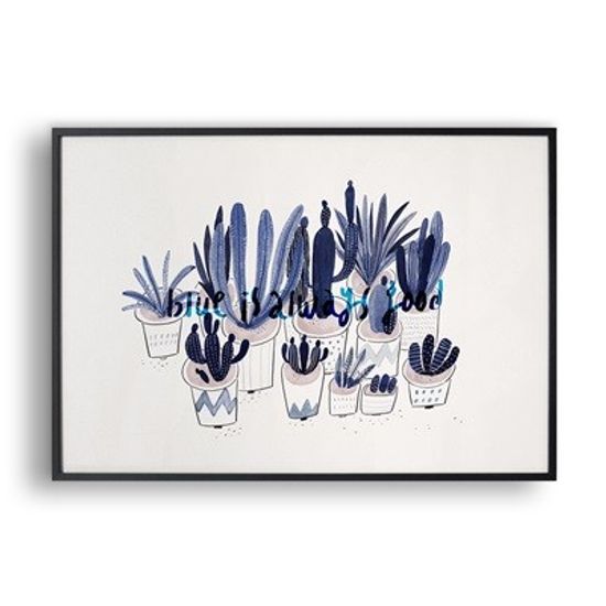 Blue plants 2 / 일러스트 액자