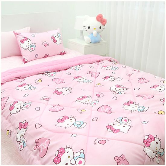헬로키티 차렵이불 침구 하트홀릭(H65943)