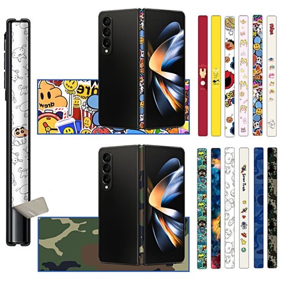 갤럭시z폴드4 캐릭터 3D 힌지보호 필름 스티커 스킨