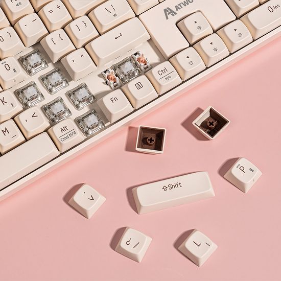 에이투 키3 사무용 사무실 기계식 키보드 저소음백축