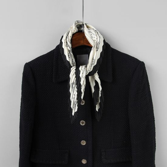 [베네]페이즐리 플리츠 스카프