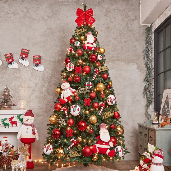 [도토로]270cm 꼬깔 산타 장식세트