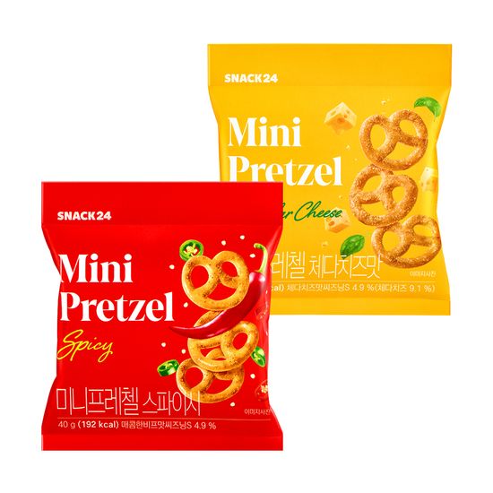스낵24 미니프레첼 40g 24개입 1박스