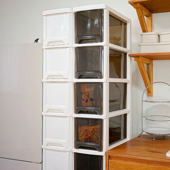 모던 틈새 슬림 서랍장 8단 (바퀴별매) 옷 수납장