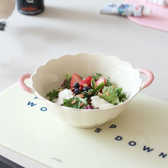 쁘띠 프릴 스프볼 샐러드볼 파스타볼 홈카페 선물