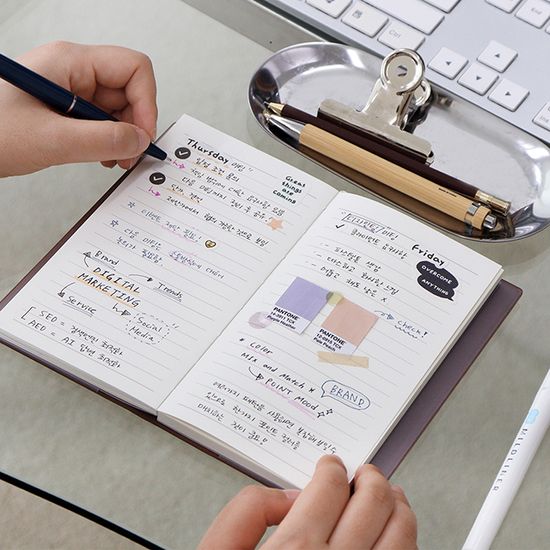 2027 오피셜 슬림 먼슬리 다이어리 월간 (사은품증정)