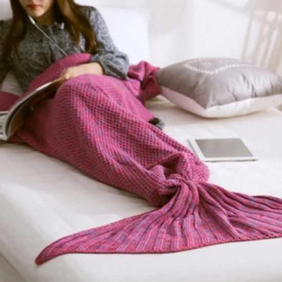 [특가]인어공주 니트담요 L 4컬러