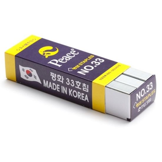 피스코리아 대한민국 대표 스테플러 33호심/침 1통