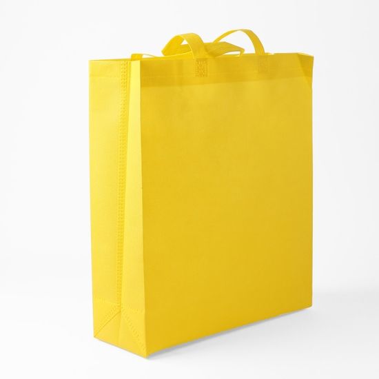 비비드 부직포 가방(옐로우) 질긴 부직포쇼핑백