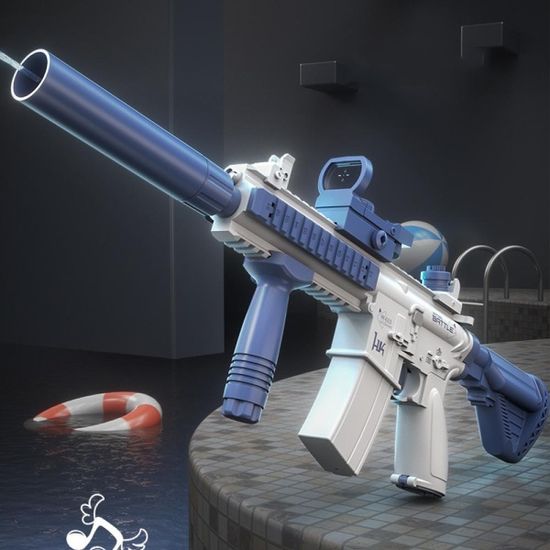 Water Battle 강력한 워터밤 물총 전동 물총 M416