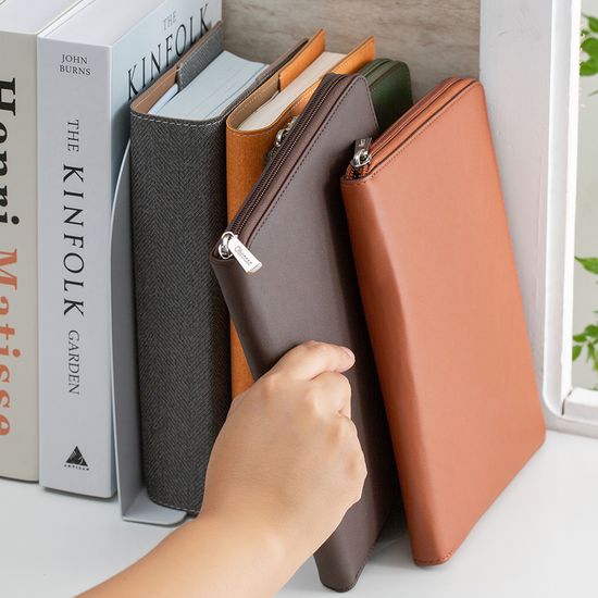 [무료각인] 지퍼형 줄라이메모패드+속지SET