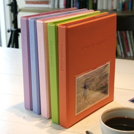 Color photo book-black(L)_접착식