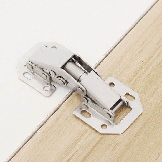 영달철물 무보링 경첩 무타공 90도 장롱 싱크대 경첩