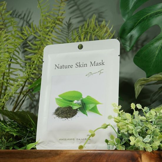 당기는피부 피부진정 건조한피부 녹차 마스크팩 10입[