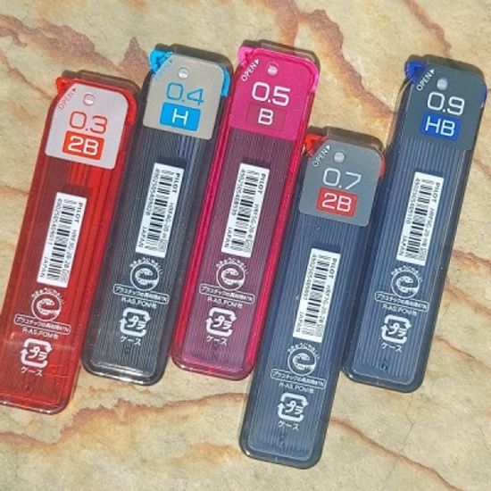 파이롯트 Neox 그라파이트 0.3mm 샤프심 1갑(10통)