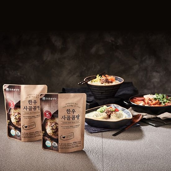 [한촌설렁탕] 한촌 한우 사골곰탕 500g x 8팩