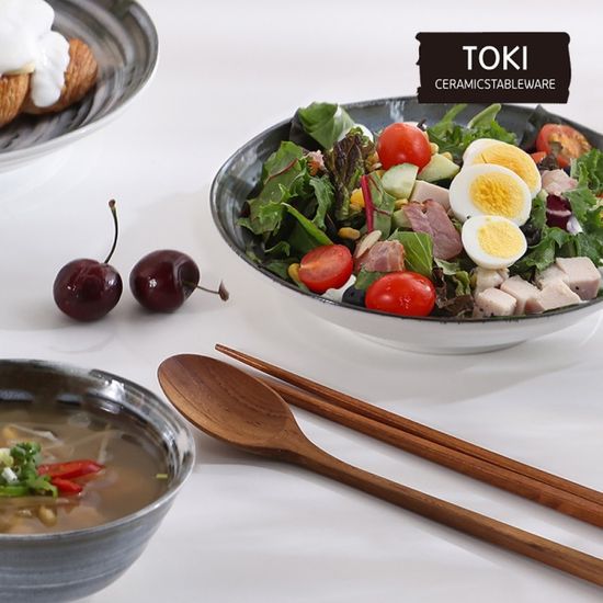 [토기] 유키조라 중접시 2p 세트 일본산