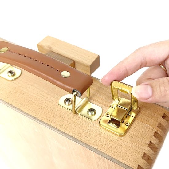 올지 원목 테이블이젤 휴대용 수납 책상용 탁상용