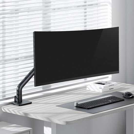 루나랩 모니터암 32인치 고중량 프라임 싱글 모니터암