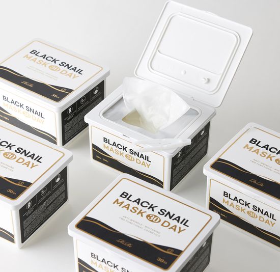 리르 블랙 스네일 마스크 30day - 뽑아쓰는 1일 1팩