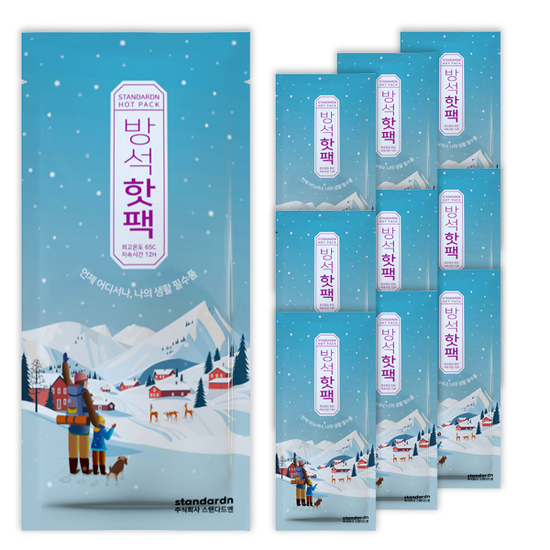 붙이는 방석핫팩 대형 10개