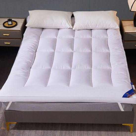 호텔식 침대 매트리스 퀸 바닥 토퍼 패드 접이식 매트