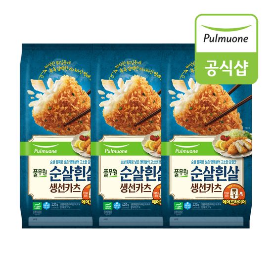풀무원 순살흰살 생선카츠 420g x3봉